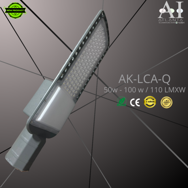 Luminario LED para Alumbrado Público Modelo AK-LCA-Q 50W - 100W - Image 2